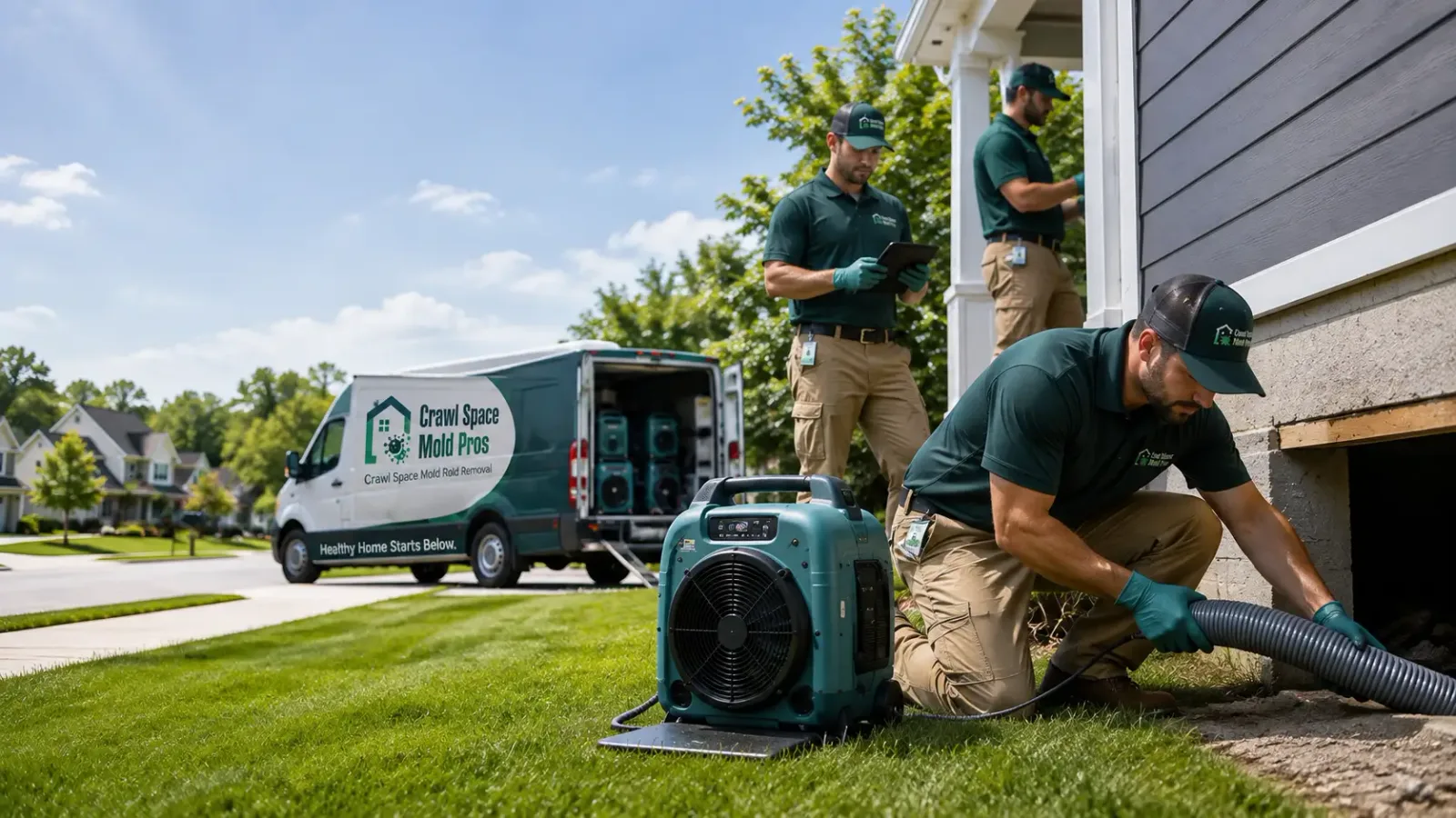 Crawl Space Mold Removal in Mendota, IL